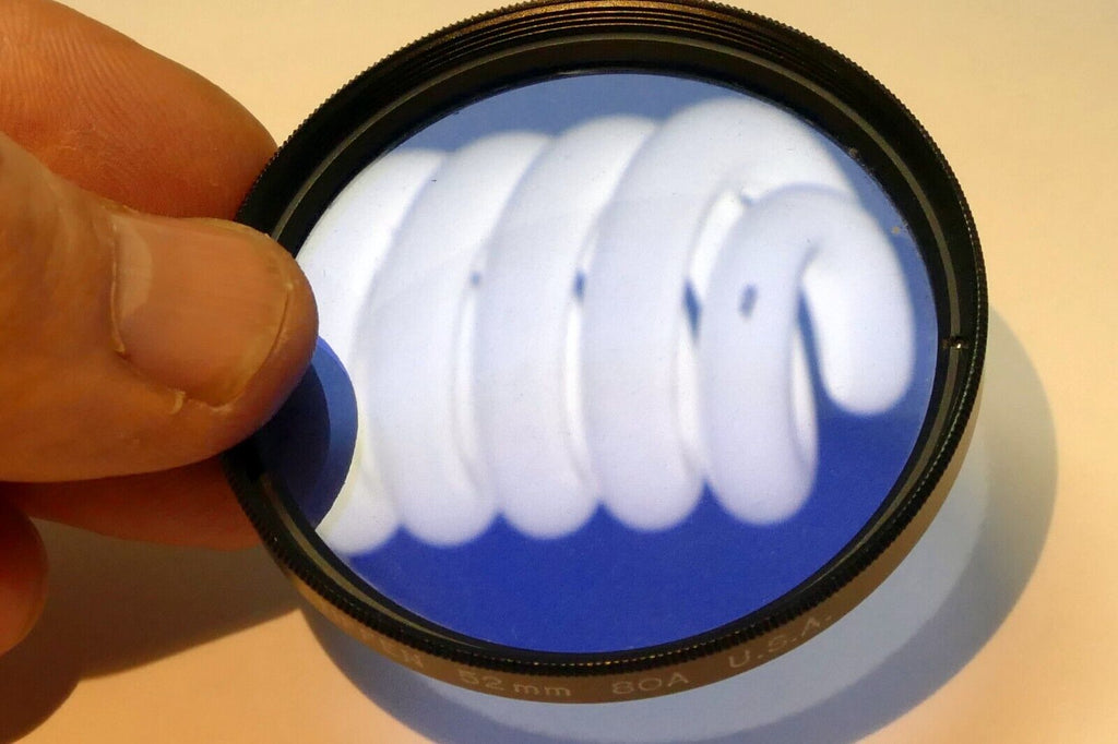 TIFFEN 52mm Filter 80A  made in USA Blue cooling from 3200K to 5500K