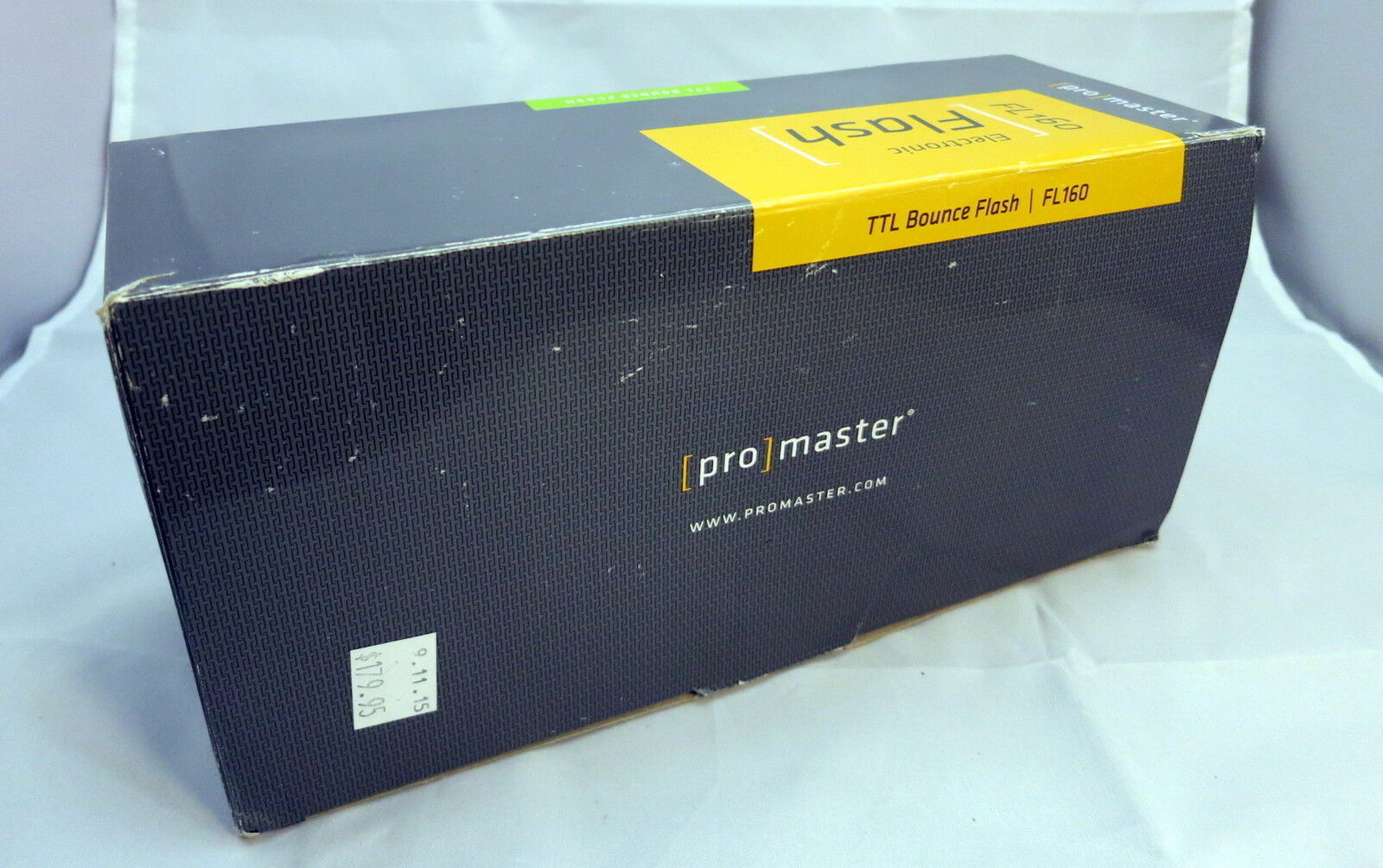 Empty  BOX only for Promaster FL160 TTL Bounce Flash