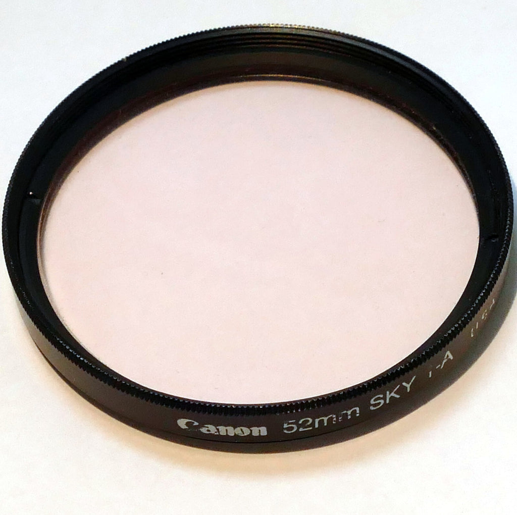 Canon 52mm Filter SKY 1-A skylight made in USA 50mm f1.4 nFD - EOM Original