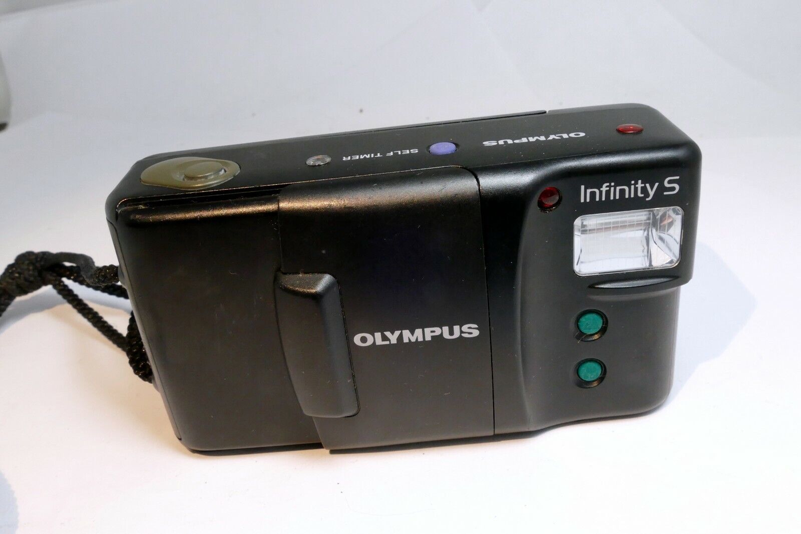 Olympus Inifnity S 35mm camera w/ 35mm f3.5 lens -  for parts AS IS