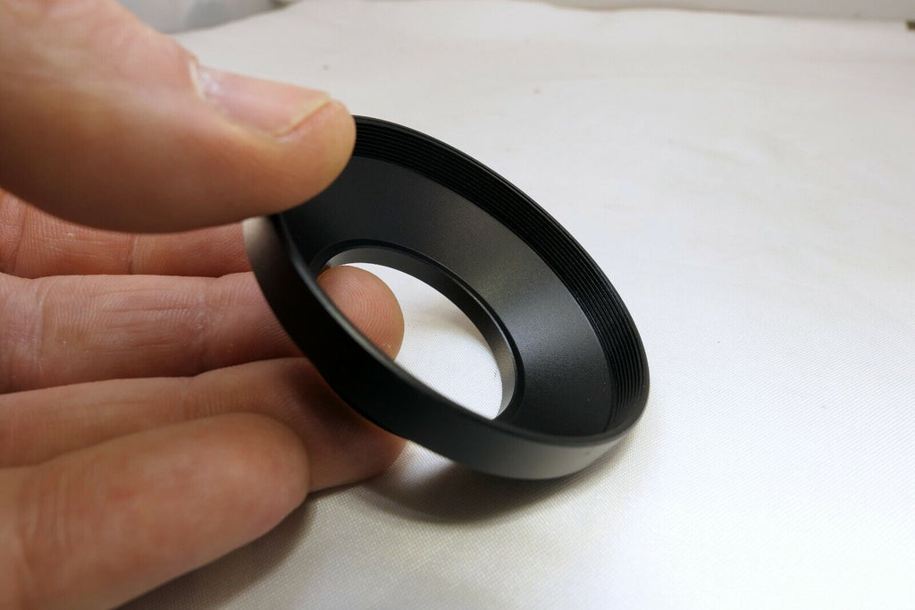 37mm Metal Sturdy LENS hood Wide Angle for  screw w/ threaded in front rim 58mm