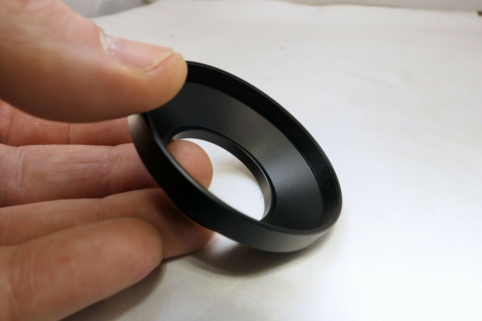 37mm Metal Sturdy LENS hood Wide Angle for  screw w/ threaded in front rim 58mm