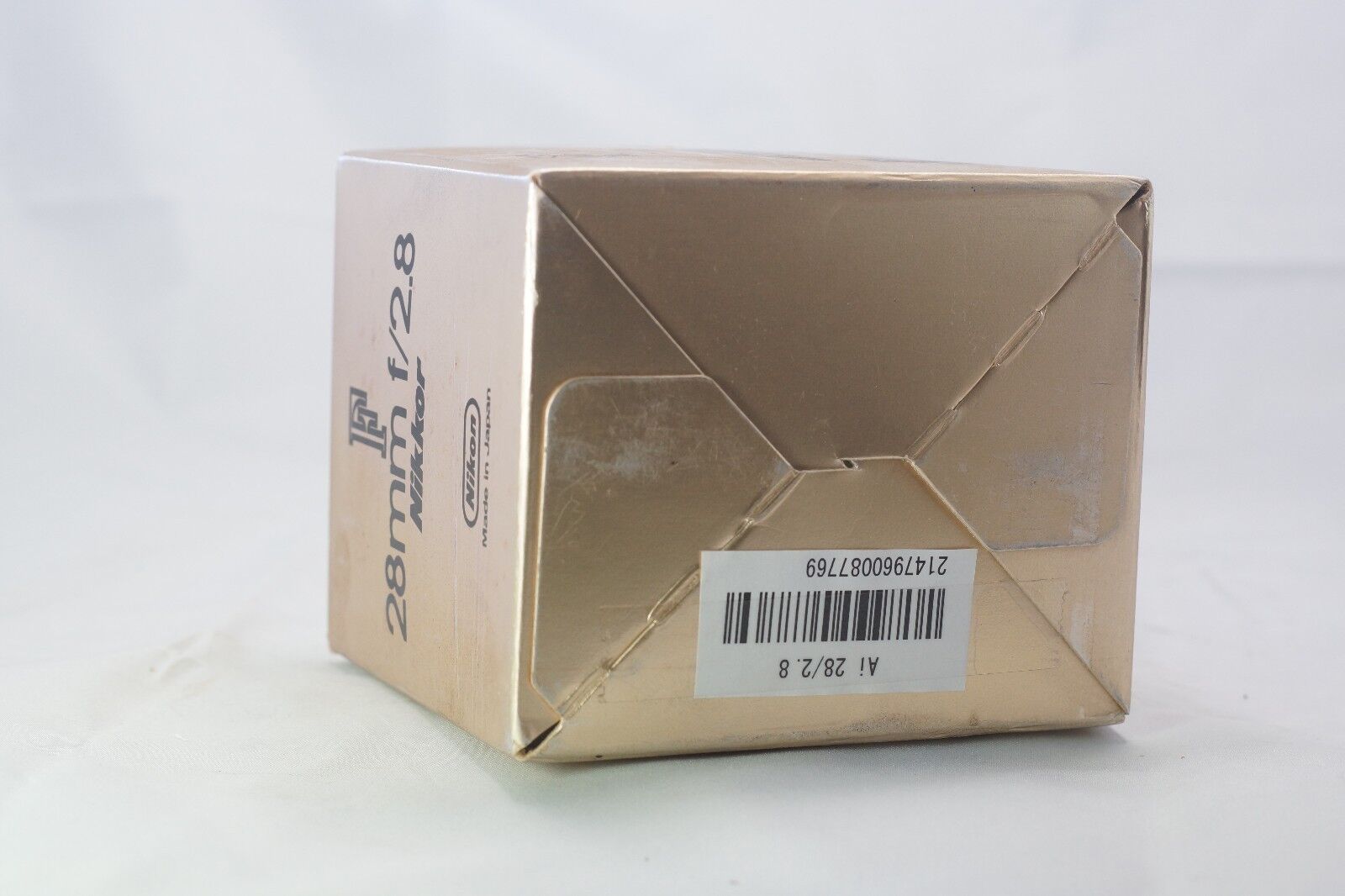 Empty Box for Nikon 28mm f2.8  Nikkor F AI  lens vintage