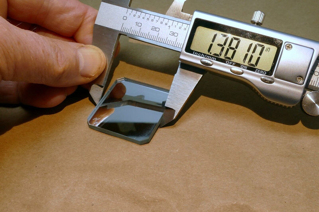 1.5" Diameter 0.12" thick First Surface Mirror Optical flat