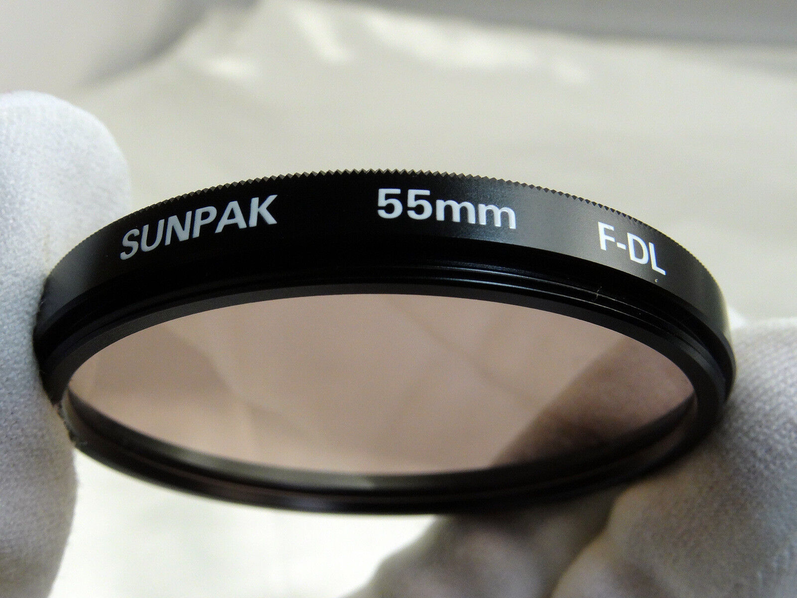 Sunpak 55mm F-DL Camera Lens Filter - Excellent Condition