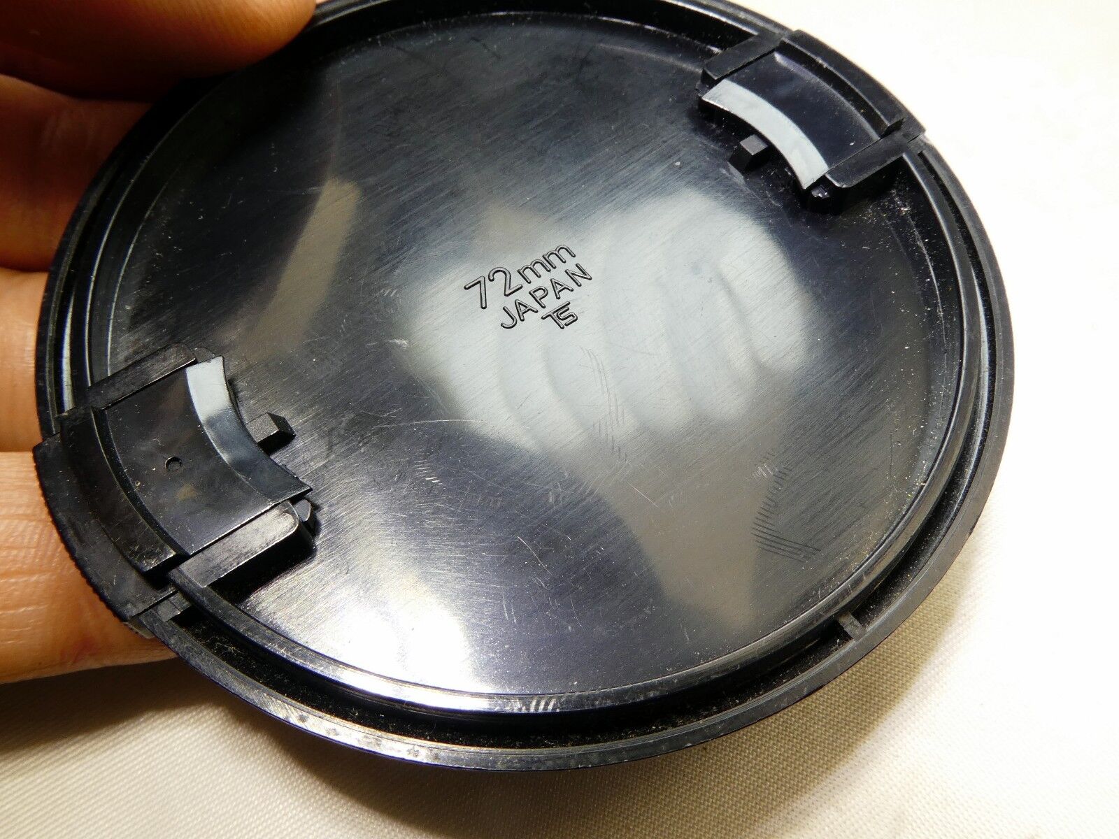 CPC 72mm Black Lens Front Cap snap on type