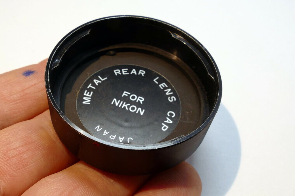 Metal Rear Lens Cap Dust Cover for Nikon F cameras Ai Ai-s AF-S G