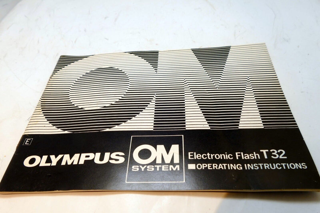 Olympus OM T32 Flash Operating User's Guide English EN Owners Manual Instruction