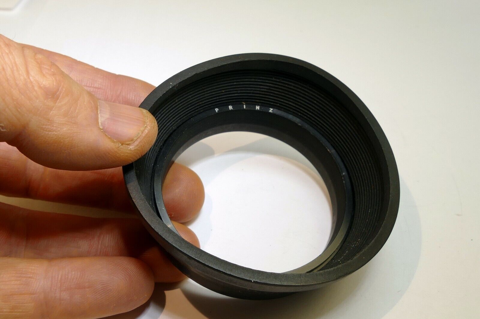 PRINZ 55mm Rubber Rigid Lens Hood Shade for normal 50mm f1.7 f1.8 lenses
