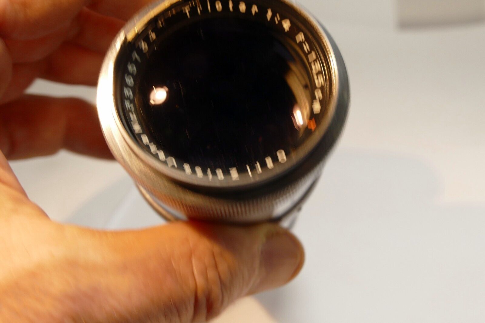 Carl Zeiss Jenna Triotar 13.5cm  f4 T  Lens Exakta mount - AS IS Parts or Repair