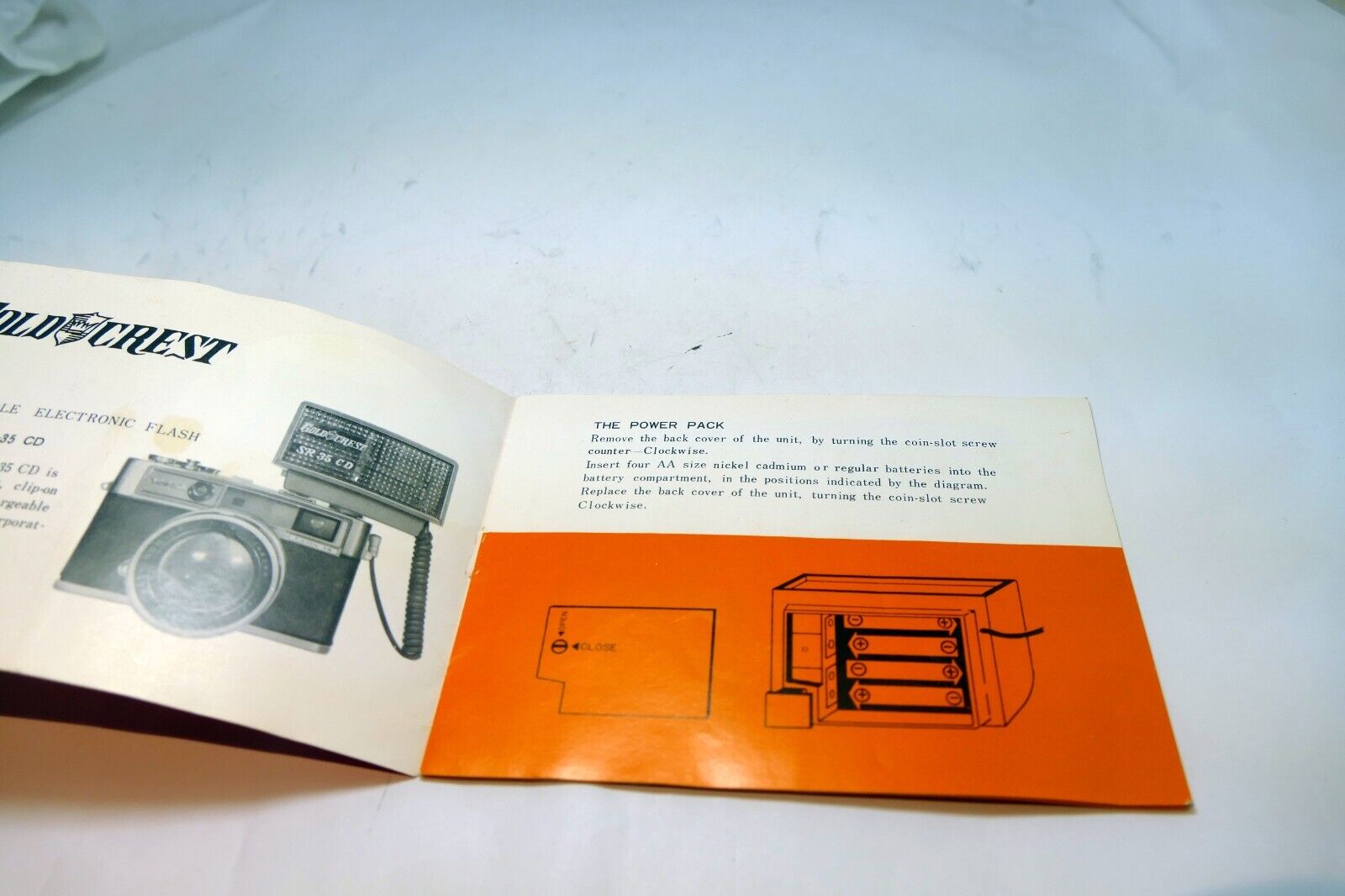 Gold Crest SR-35 CD Flash Instructions manual Guide English E