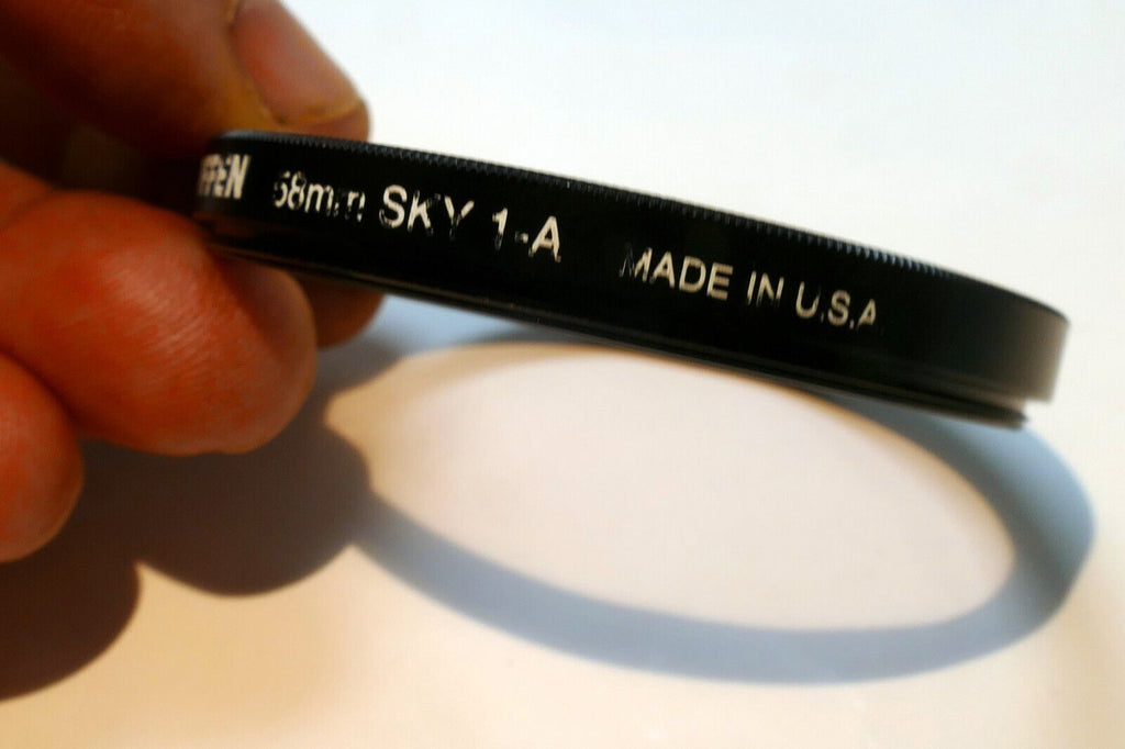 Tiffen Sky 1-A Skylight 58mm Lens Filter made in USA - OEM Genuine