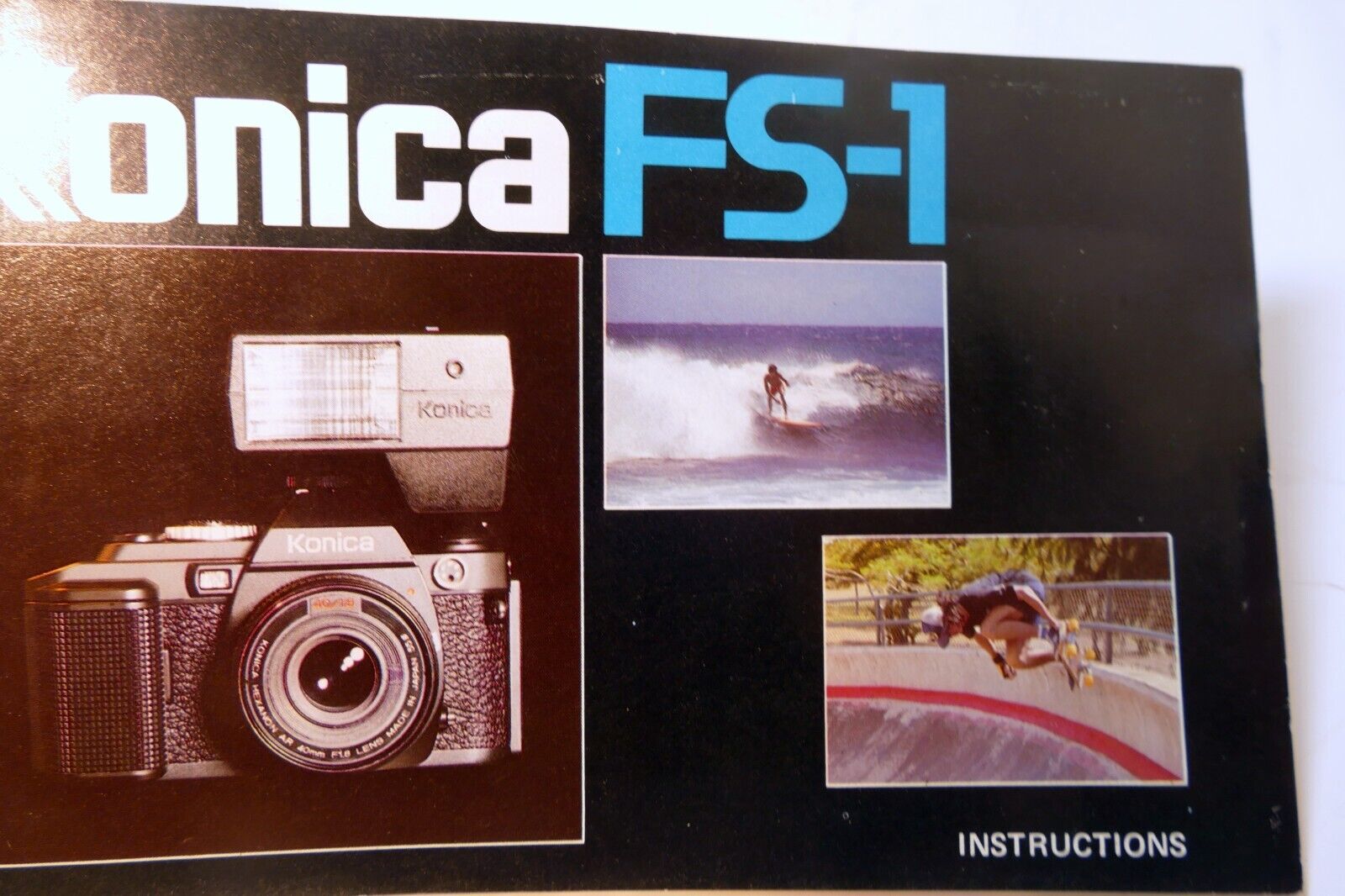 Konica FS-1  Camera Guide Booklet/Manual  English EN vintage