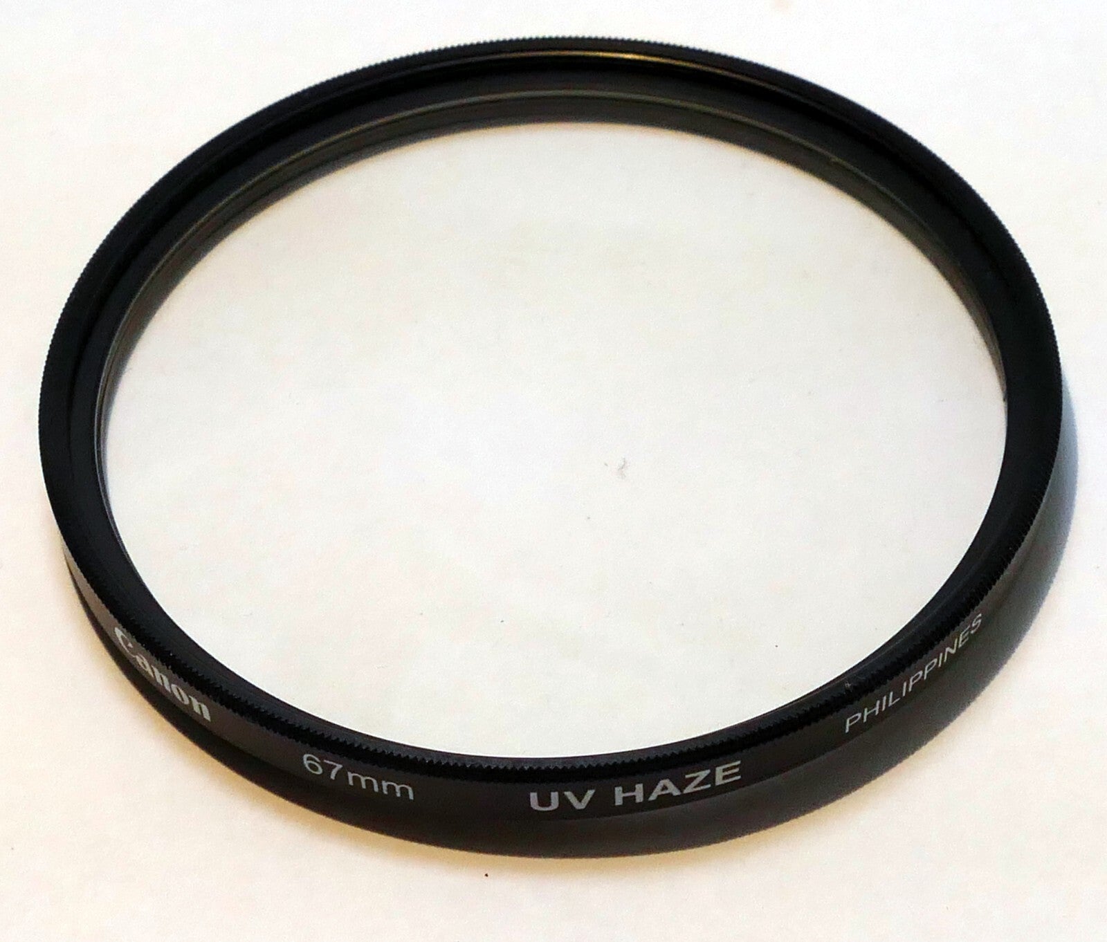 Canon 67mm UV Haze filter  made in Philippines - OEM Genuine