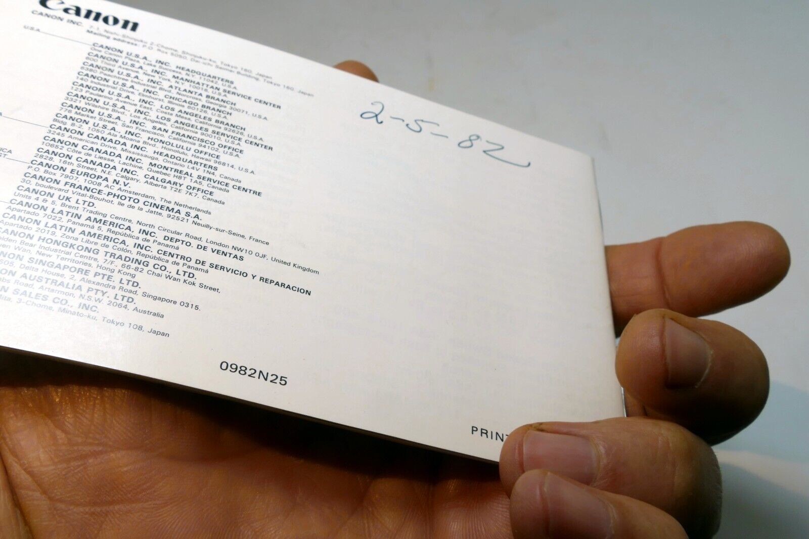 Canon Snappy 50/20 Film camera manual  Instruction Guide E English original