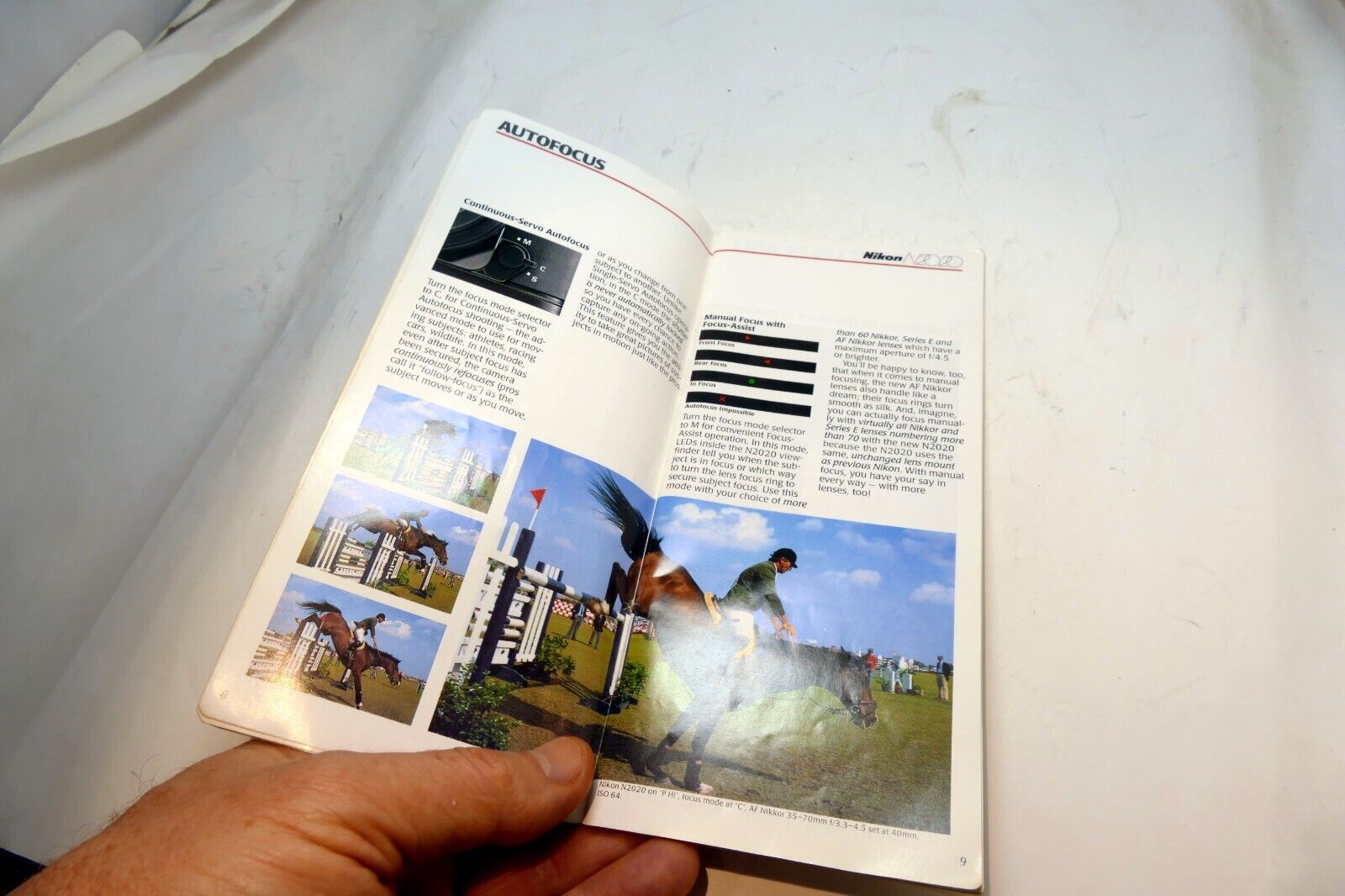 Nikon N2020 Camera  Photography  Brochure Features Technical Highlights 1986