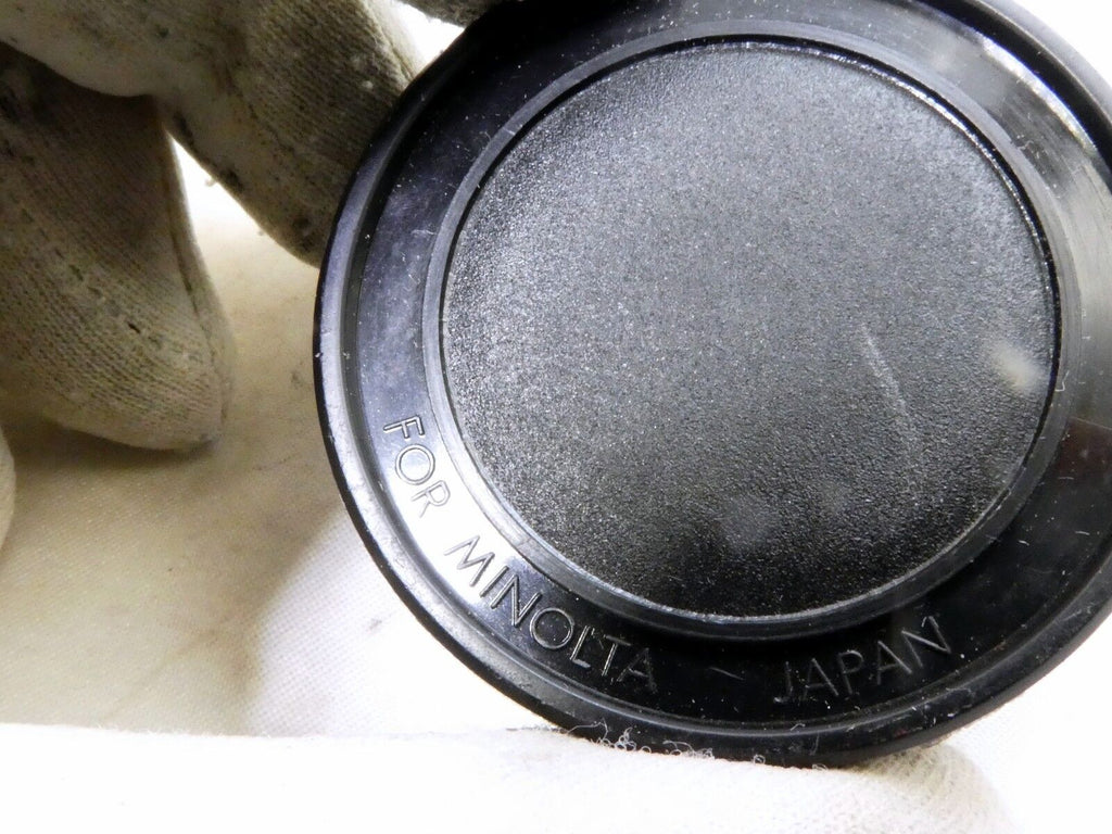 Minolta Rear Lens cap SR MD slip on type plastic