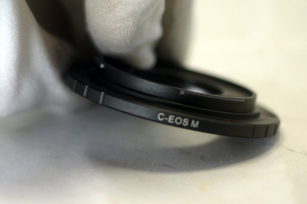 Cinema C Mount Lens to Canon EOS M EF-M Mirrorless Camera Adapter Ring M M5 M50