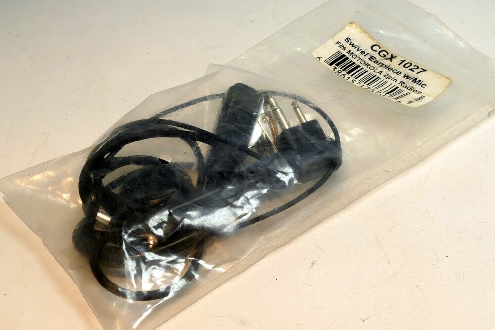 CGX 1027 Two Way Radio Swivel Ear Bud & Mic for Motorola