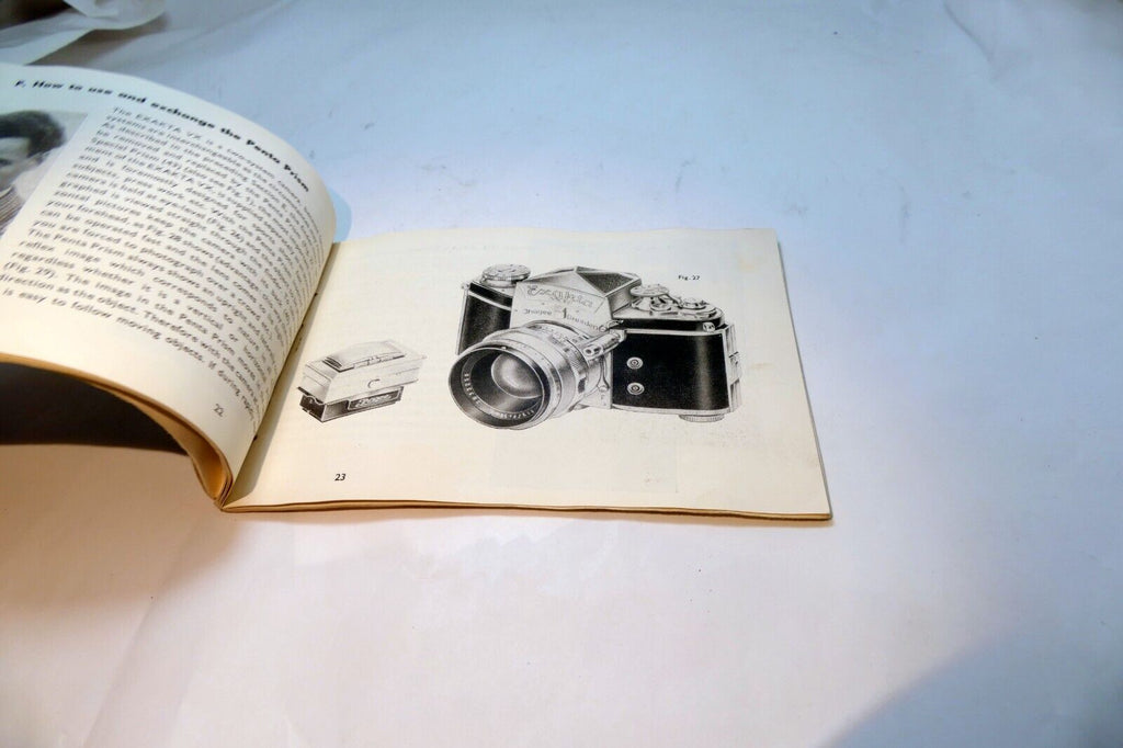 Exakta VX IIA Camera Guide Booklet/Manual Ihagee English EN