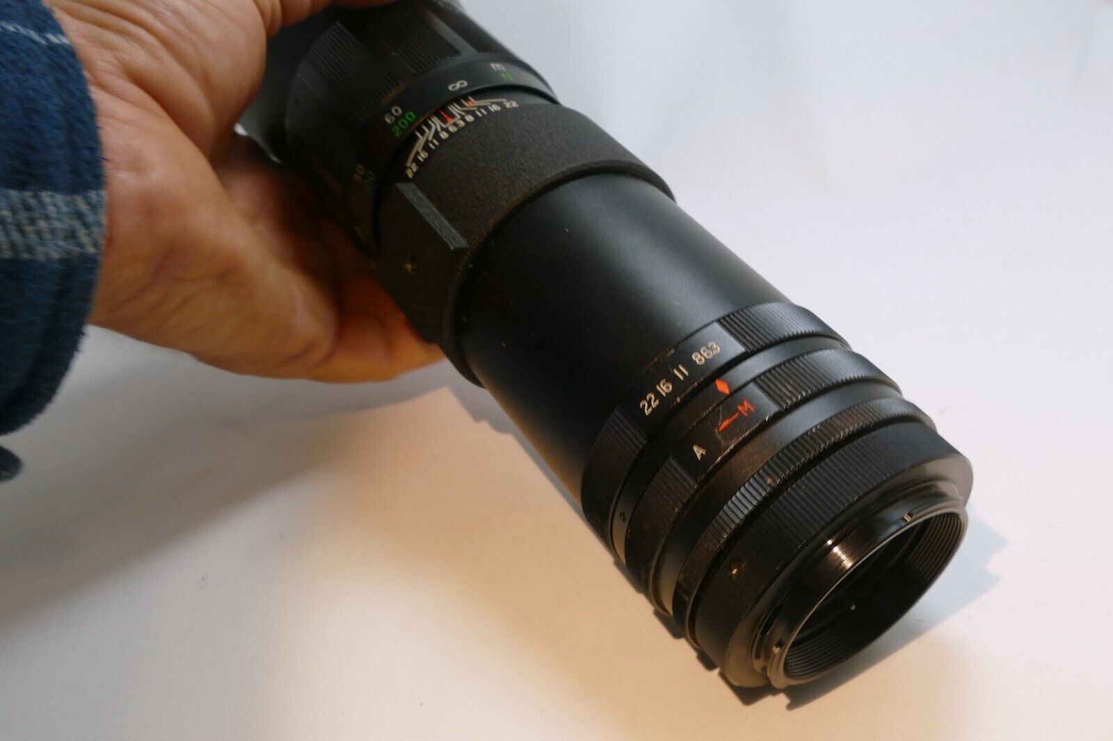 Ricoh Rikenon PK 400mm f6.3 Lens T2 mount - parts or repair - Not working AS IS