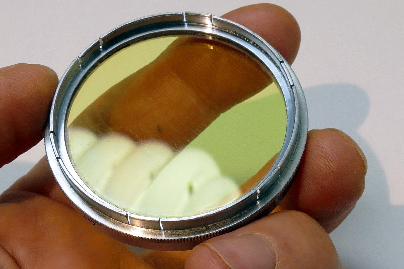 Voigtlander G1 Yellow 47mm Filter 301/47 Germany Nocton (with some scratches)