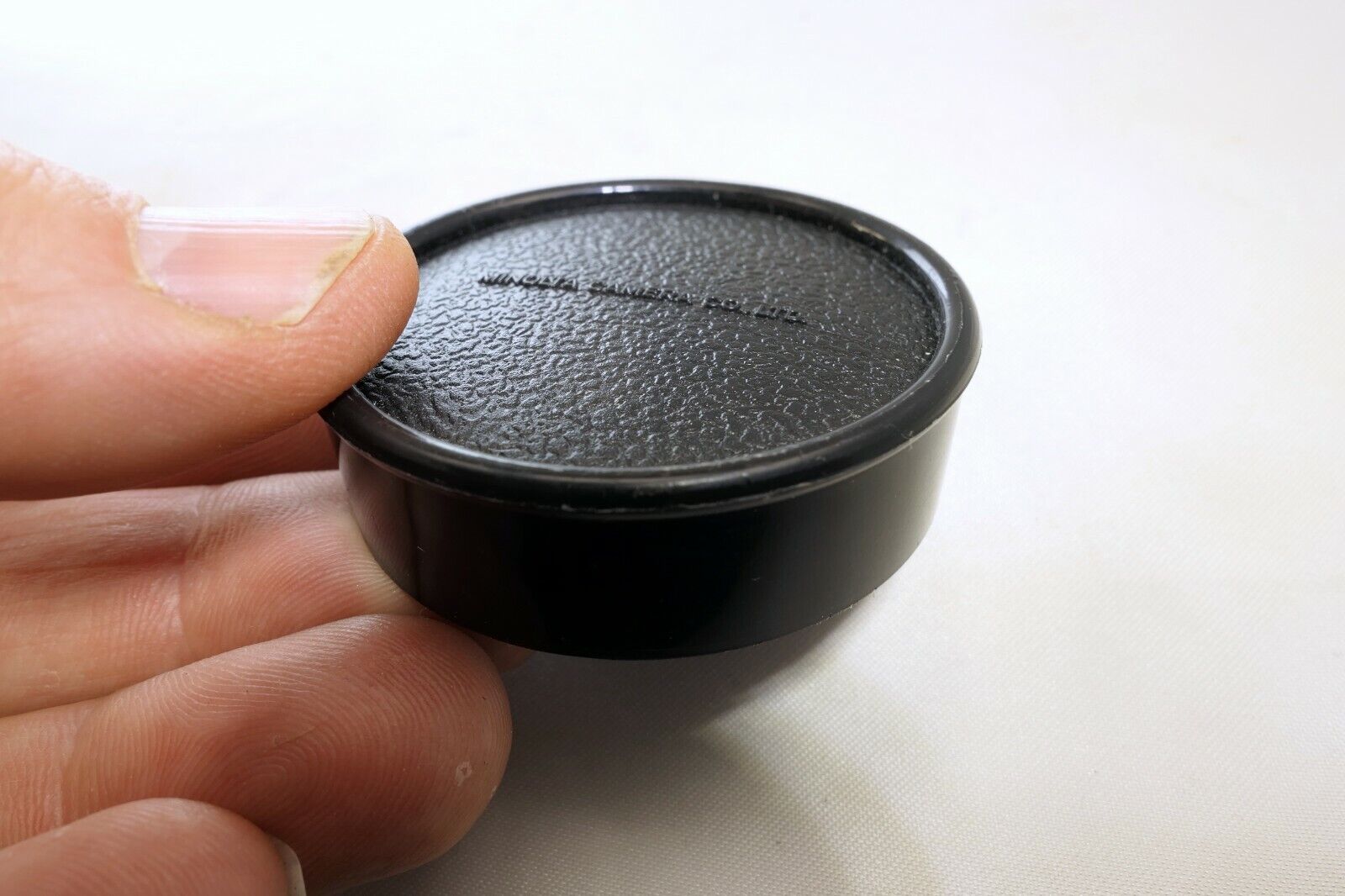 Minolta Camera Co LTD Slip on Rear Lens Cap Japan SR MC MD mount Genuine Vintage
