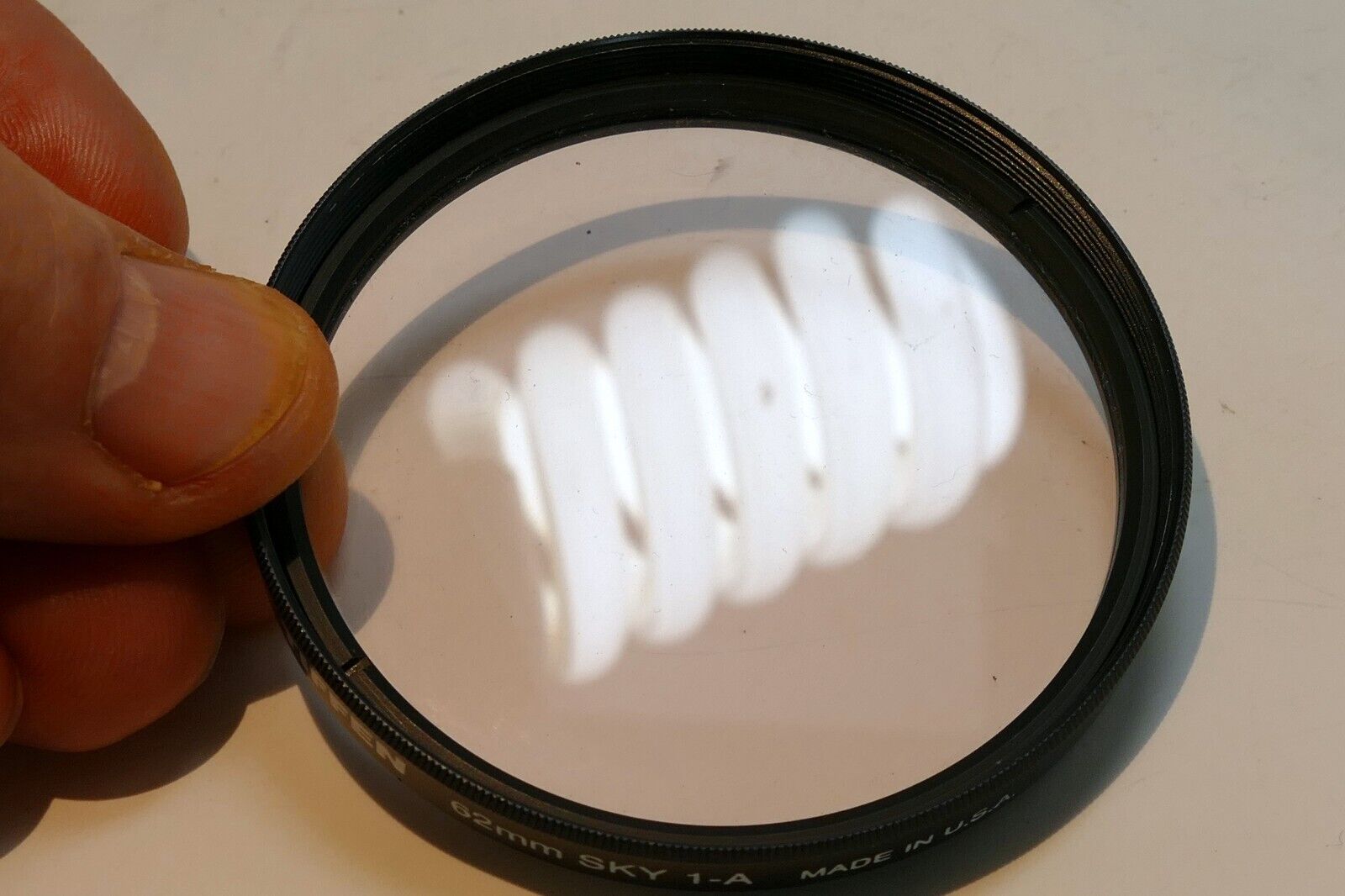 Tiffen Sky 1A skylight 62mm Lens Filter made in USA