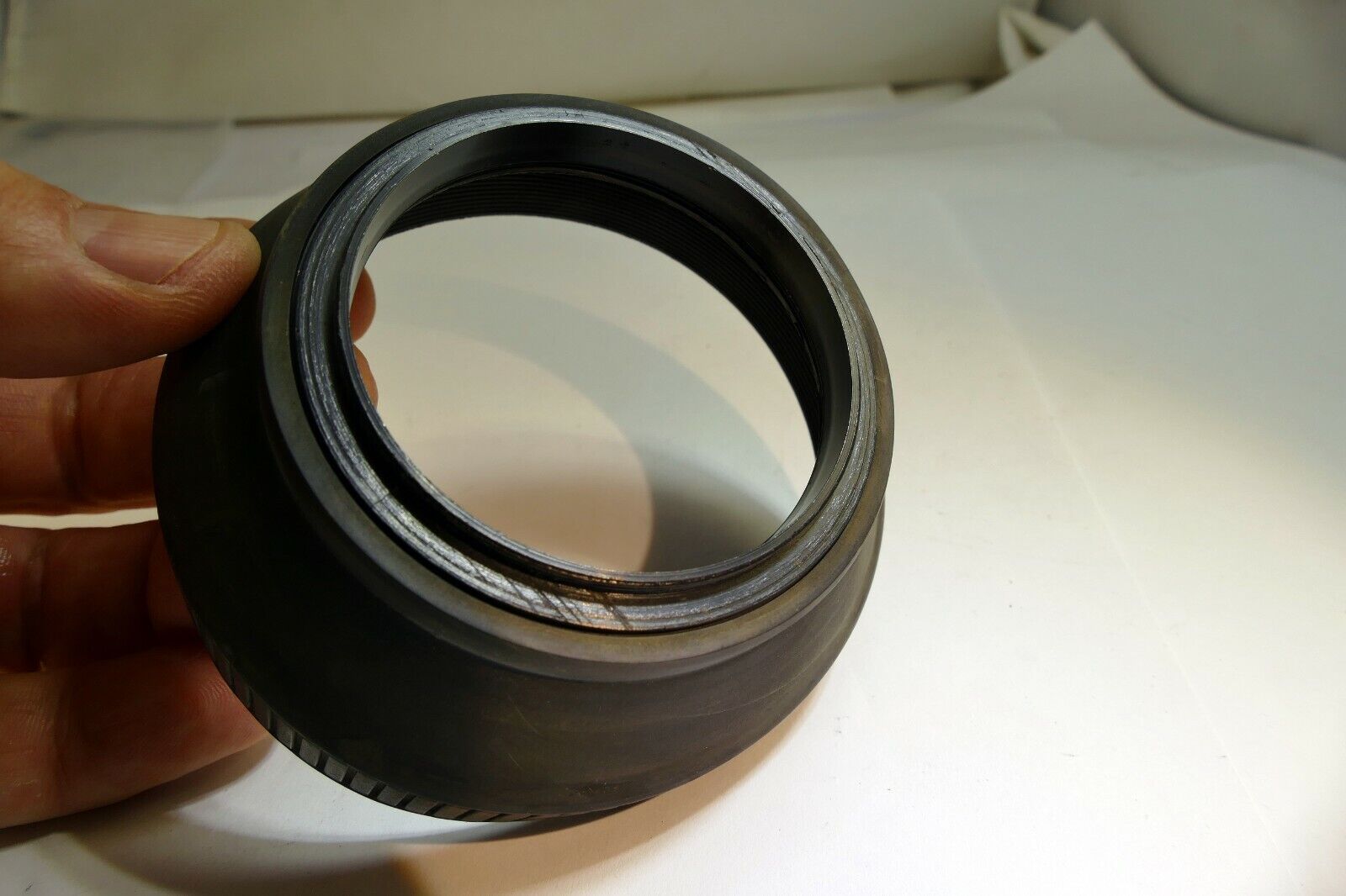 58mm Collapsible Rubber Lens Hood double threaded rim for 80-200mm Telephoto