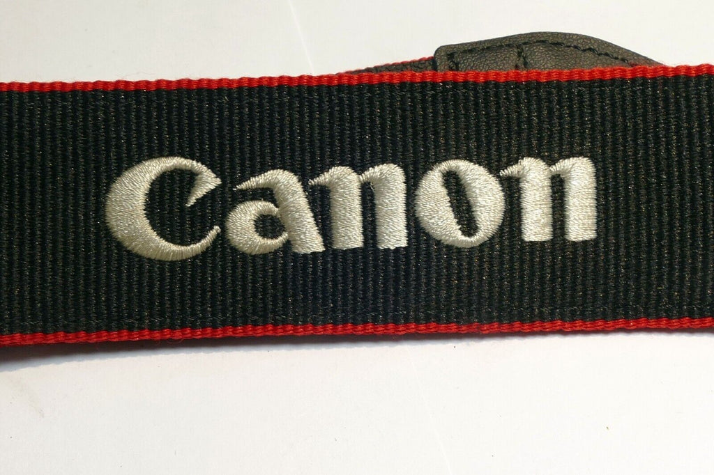 Canon EOS Digital Camera Neck Shoulder Strap Black-Red - Genuine T7 T8i