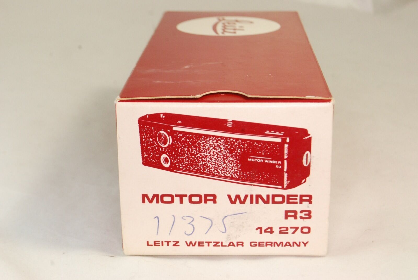 Empty Box for Leitz Wetzlar Motor Winder R3 Vintage Case Box 14270 Leica Germany