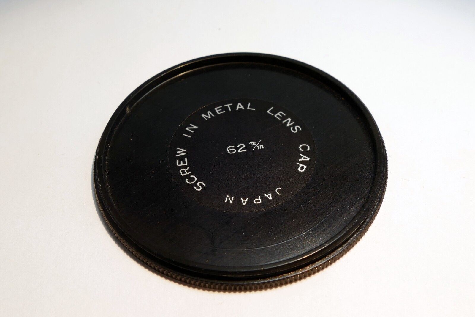Metal 62mm Lens Front Cap threaded for filter stacking