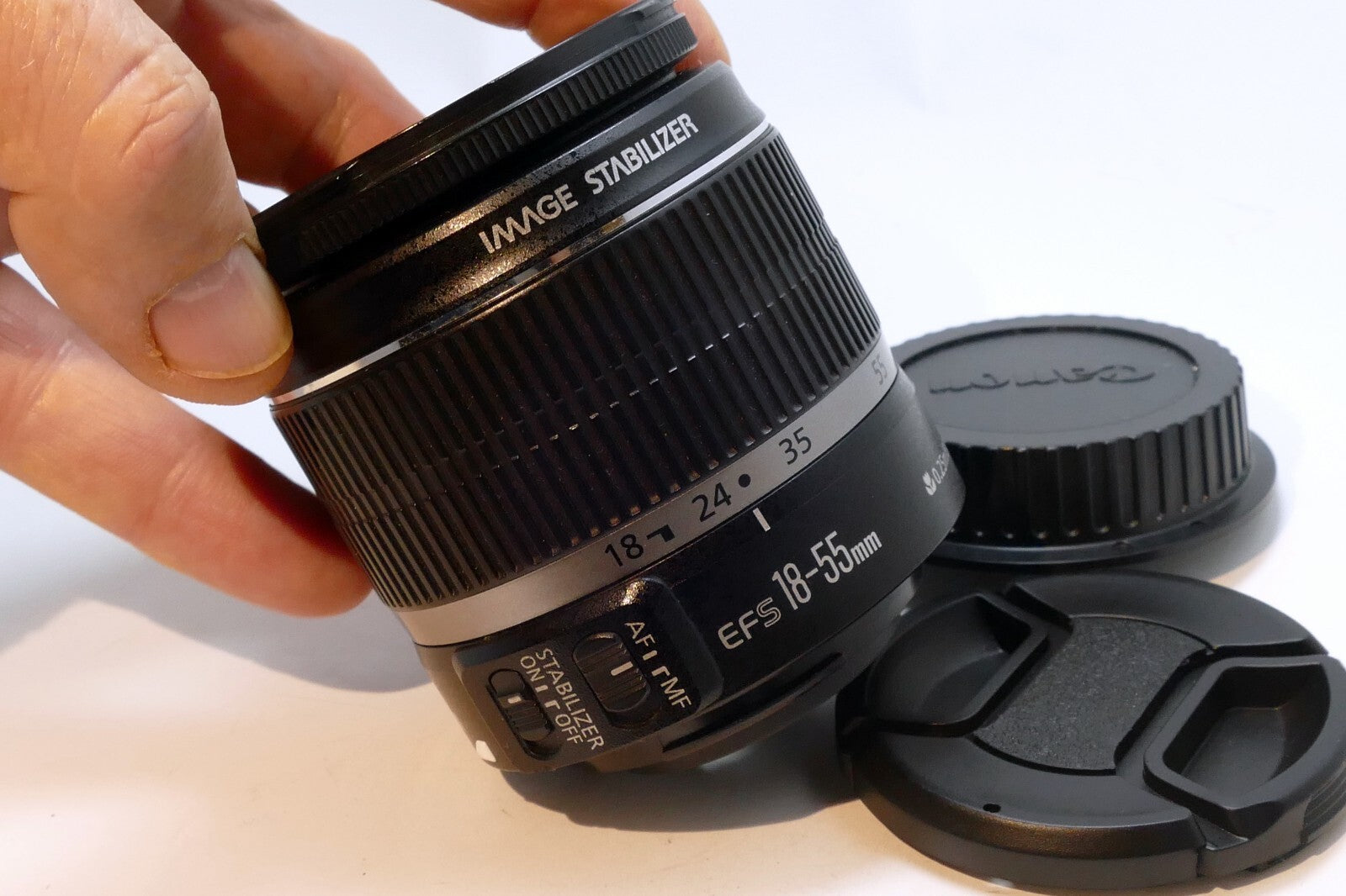 Canon EF-S 18-55mm f/3.5-5.6 IS Zoom Lens AS IS parts - No Autofocus