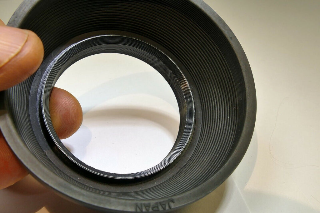 52mm Rubber Lens Hood Shade double threaded for 50mm f2 f1.8 lenses