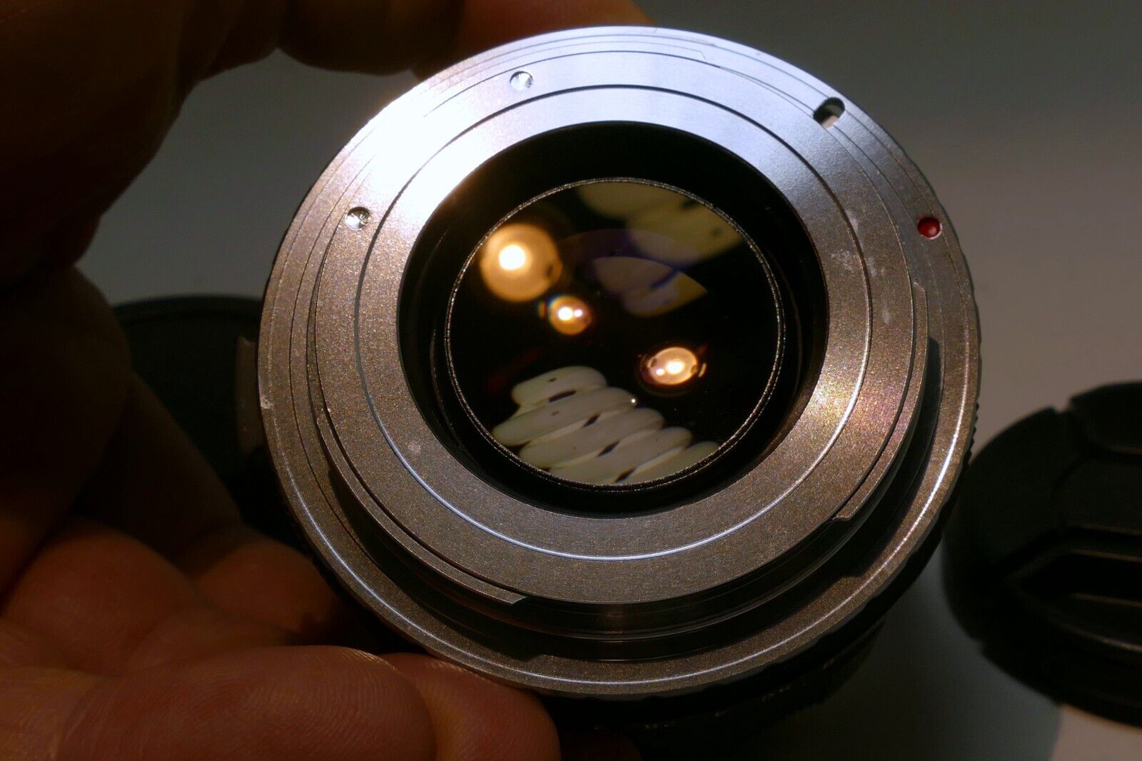 Rikenon 55mm f1.4 prime Manual lens adapted to Canon EOS EF camera T7i T8i