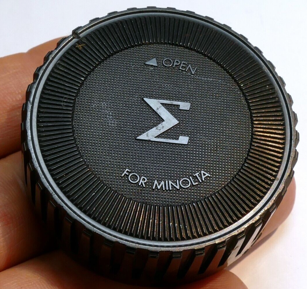 Sigma Rear lens cap for  Minolta MD SR mount  28-70mm 35-80mm 28mm