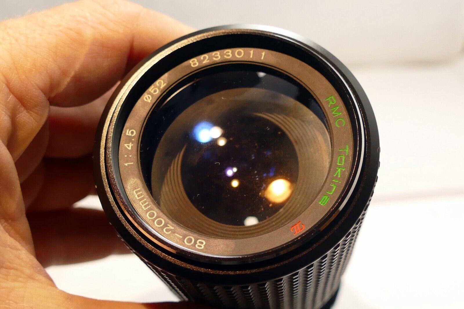 RMC Tokina 80-200mm f4.5 manual focus Lens for Minolta MD mount (w/ light haze)