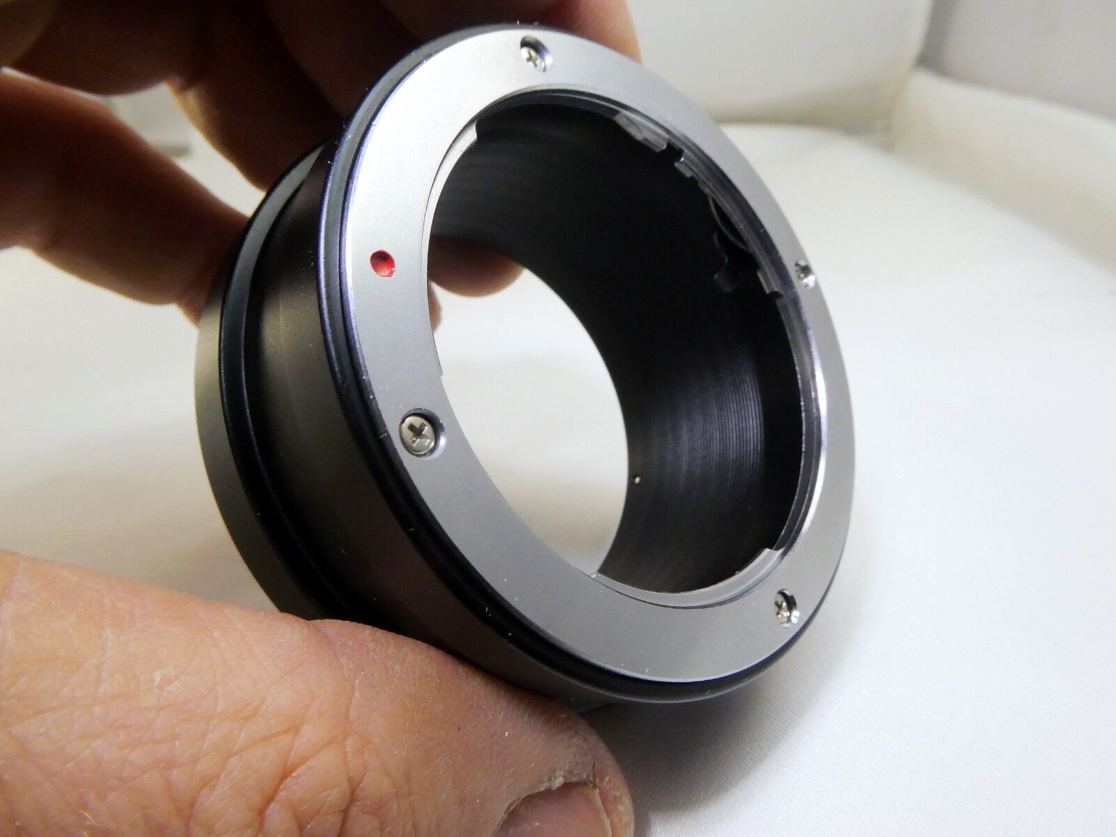 Olympus OM Lens mount adapter to Canon EOS R Full frame Mirrorless Camera