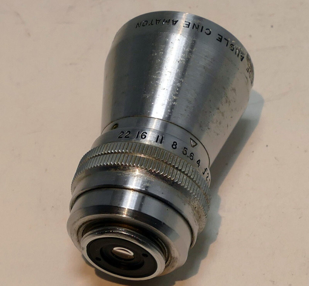 Wollensak Tower 6.5mm f/2.5 Wide Angle Cine Amaton D Mount Camera Lens
