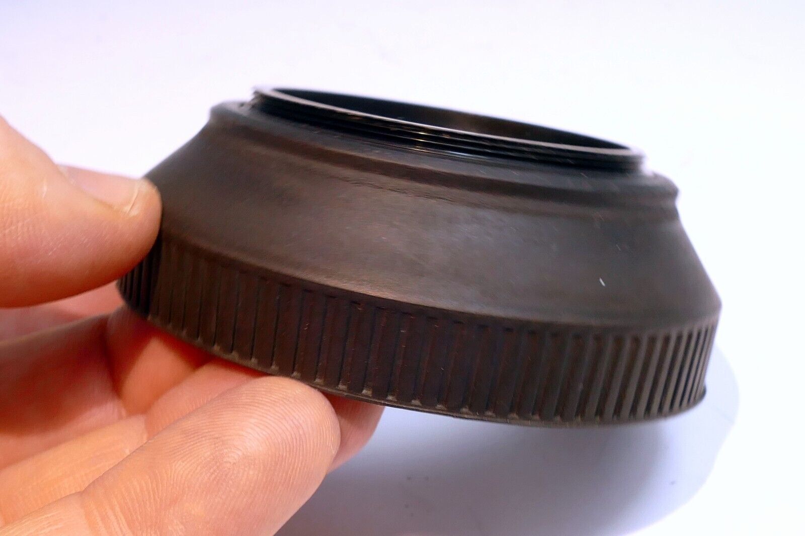 52mm Lens Hood Shade rubber threaded screw in for 50mm f1.8 normal lenses