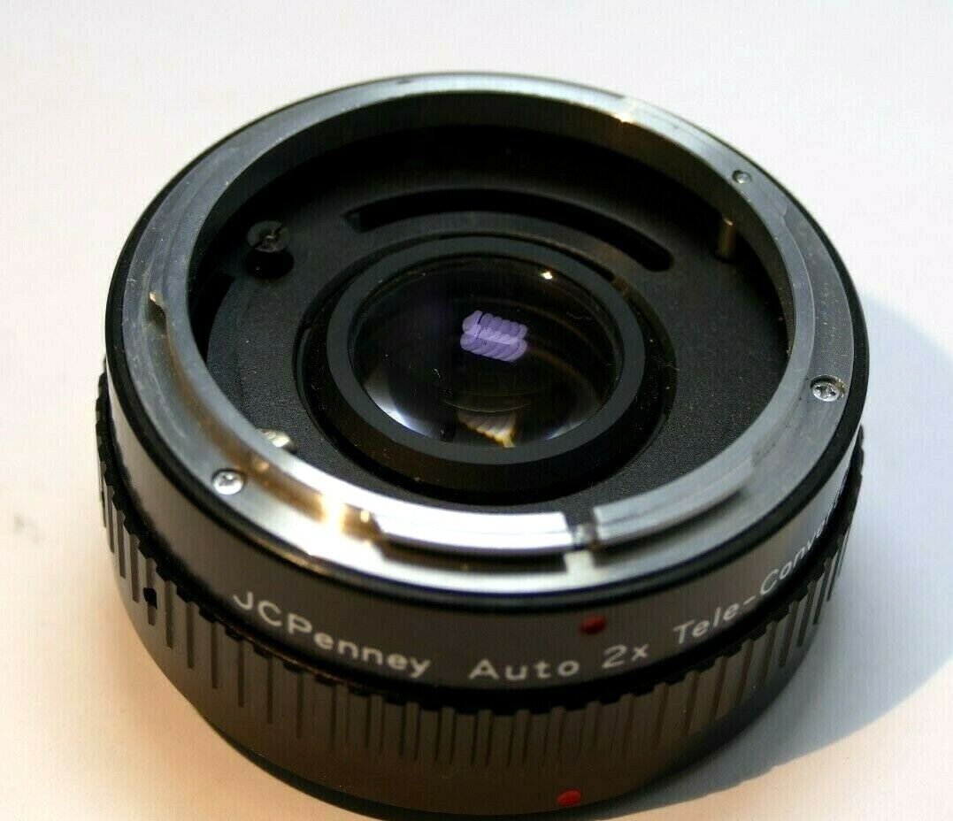 JCPenney 2X Lens Teleconverter Extender for Canon FD/FL manual focus