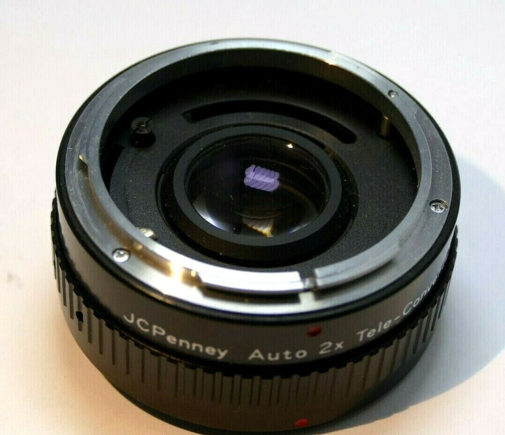 JCPenney 2X Lens Teleconverter Extender for Canon FD/FL manual focus
