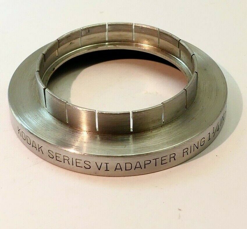 Kodak series 6 VI Adapter 1 1/4"  slip on  to 44.5 mm  Filter Ring