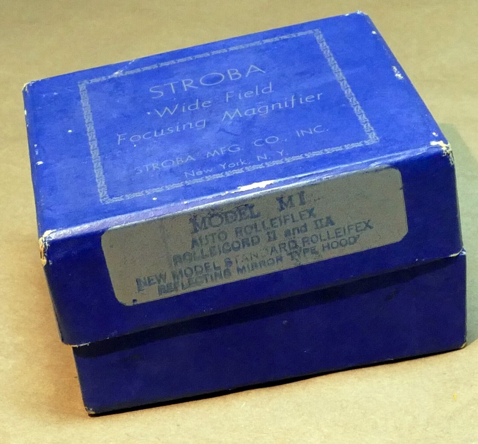 An Empty Box (only ) for Stroba wide Field Focus Magnifier  MI for Rolleiflex