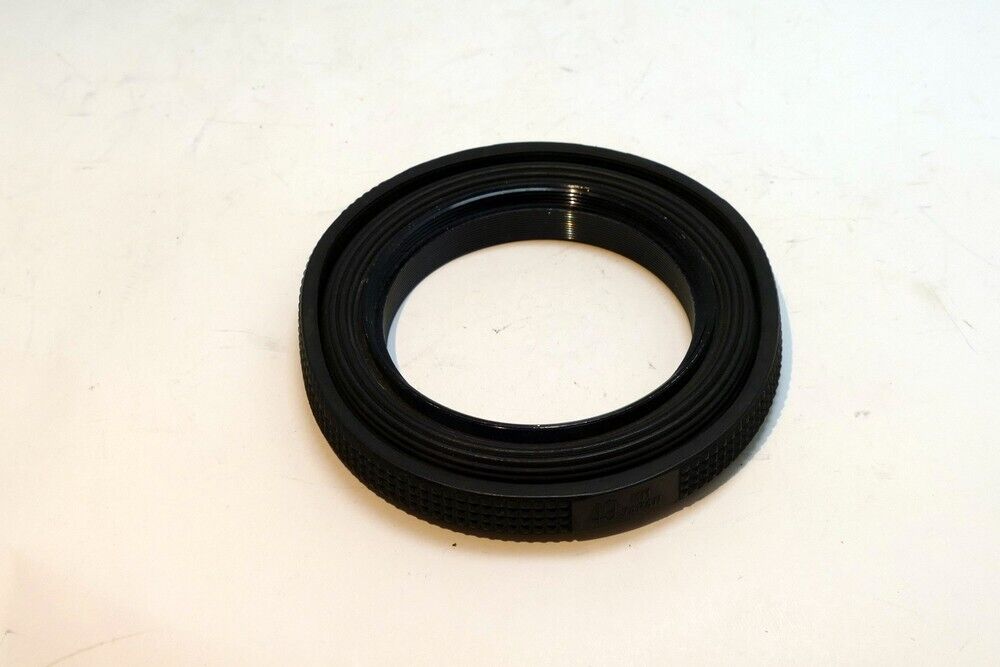 55mm Rubber Lens Hood Shade vintage double threaded for 50mm f1 f1.7 made Japan