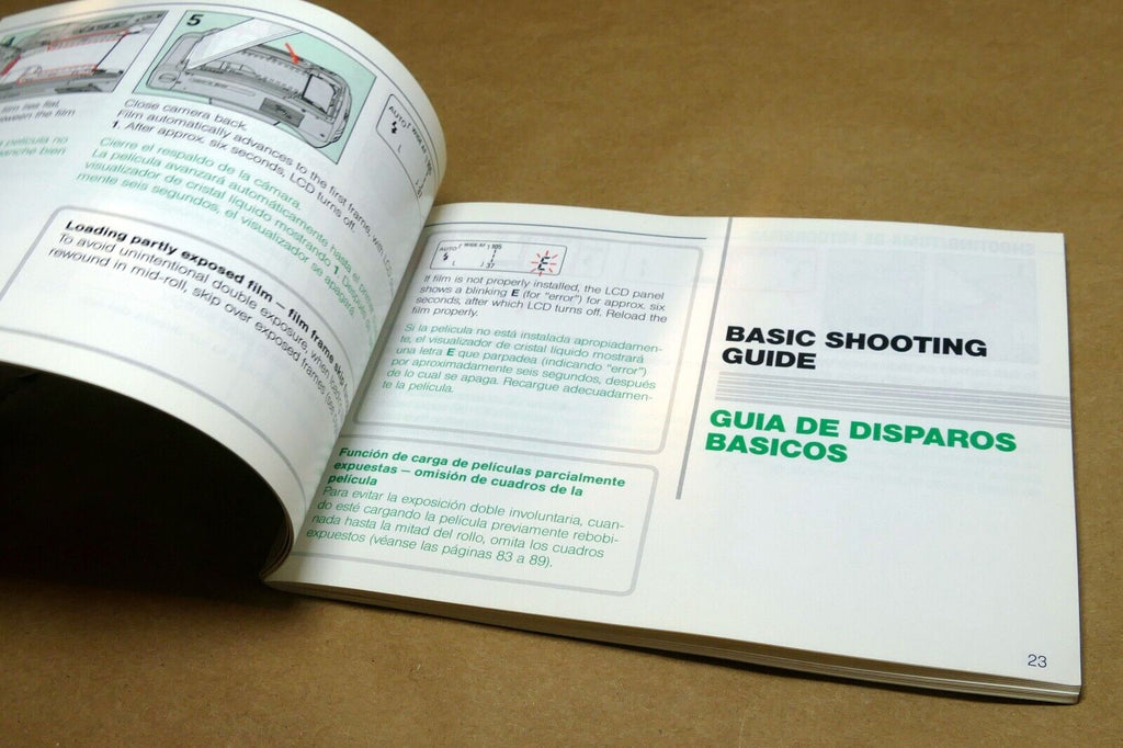 Nikon Zoom Touch 800 35mm Photo Guide camera instruction