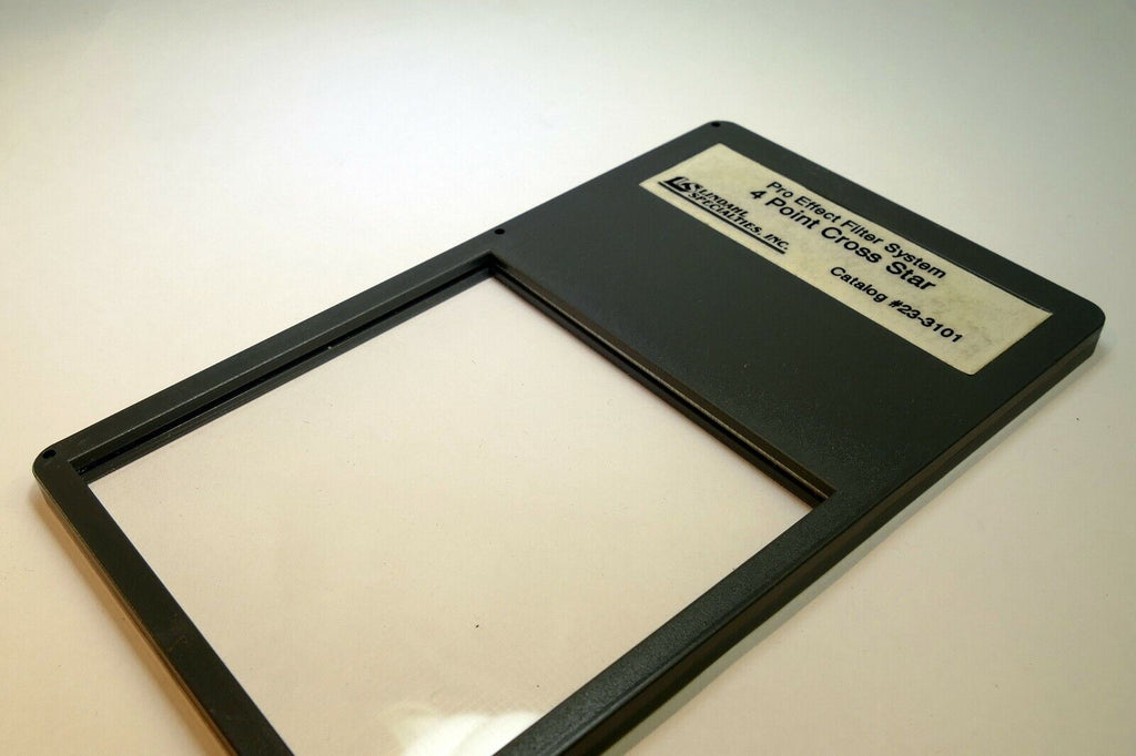 Lindahl 4-Point Cross Star CS Lens Filter drop in square 3X3" 23-3101