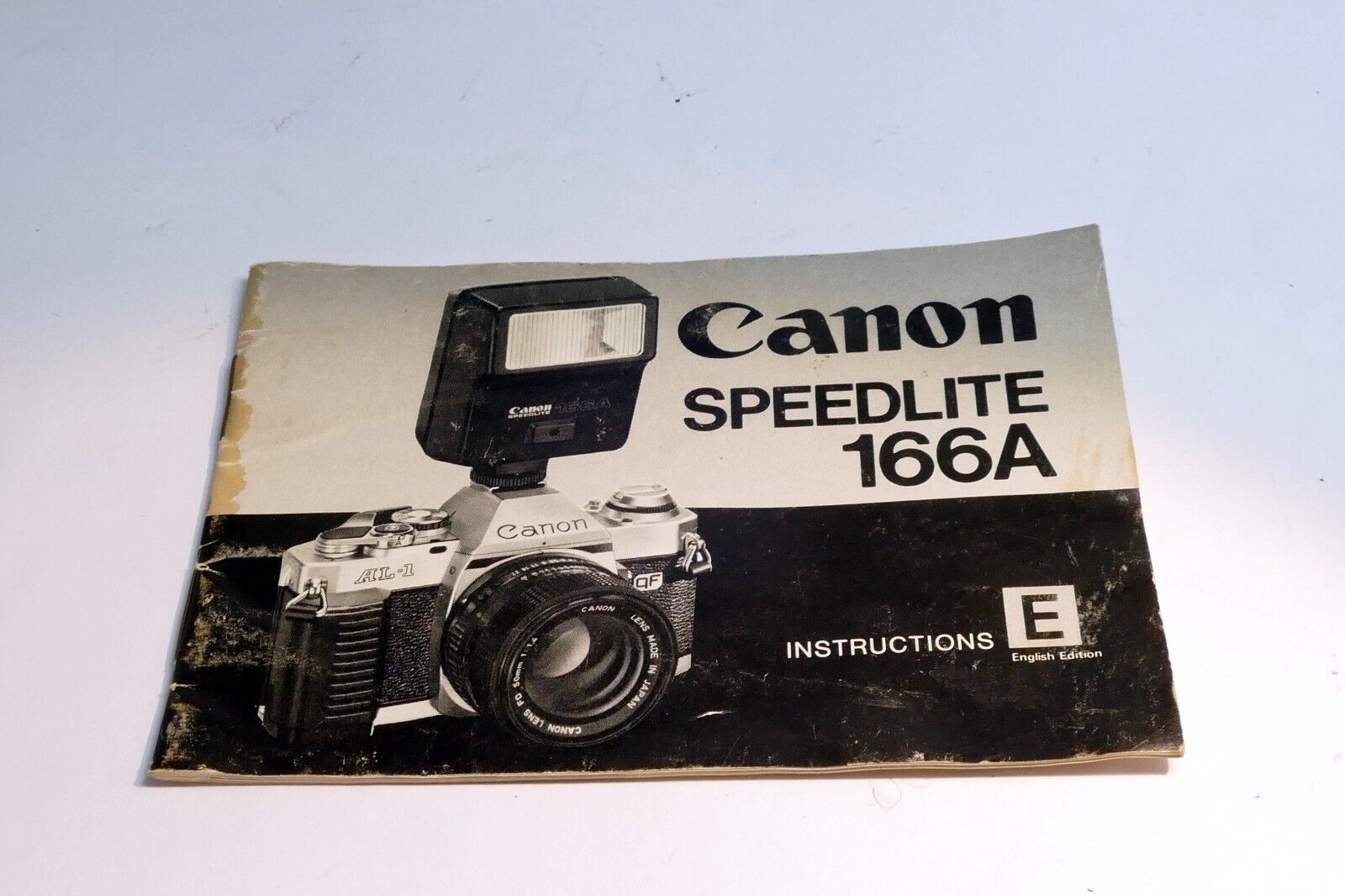 Canon Speedlite 166A Owners Manual Guide camera English