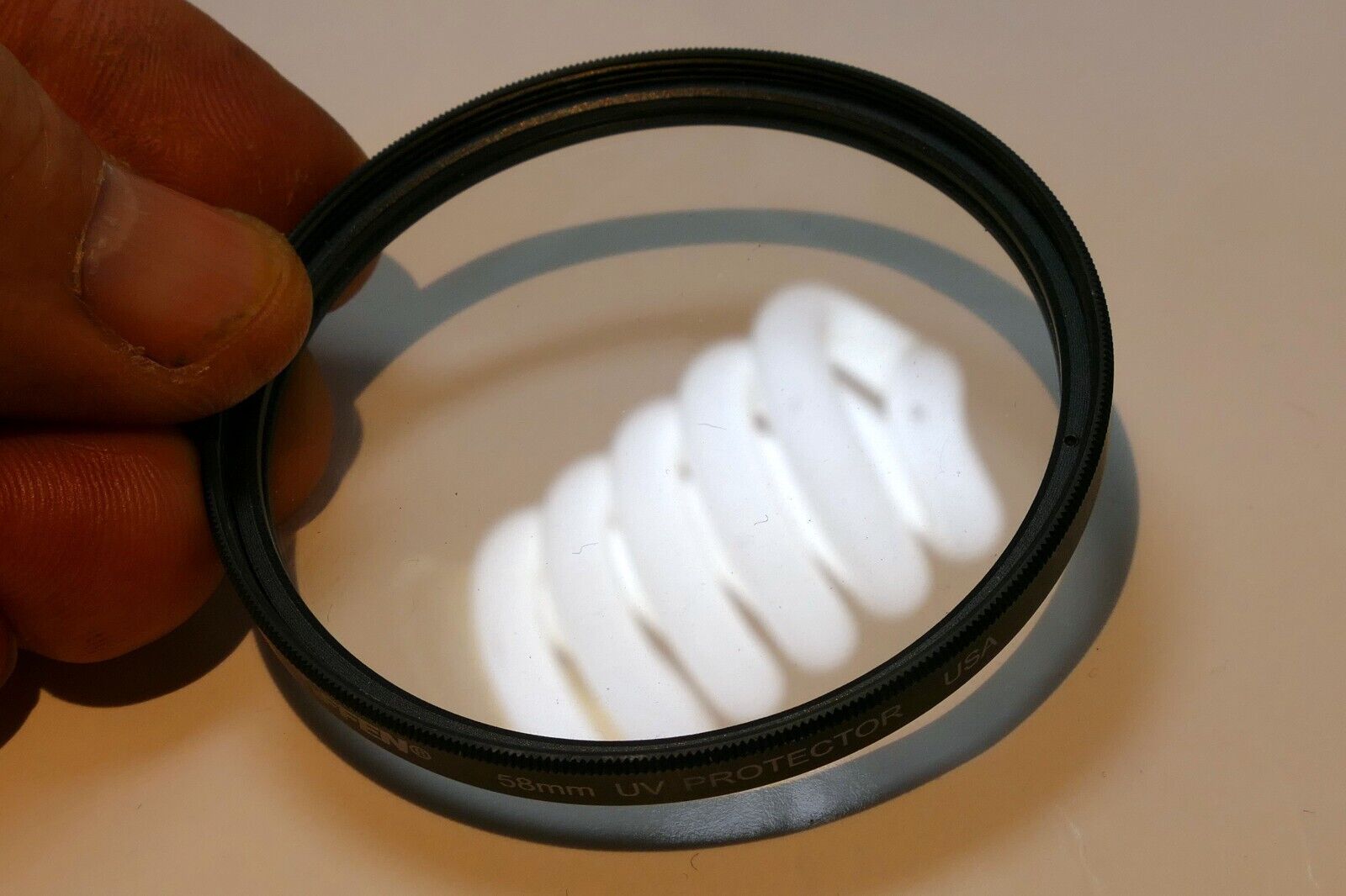 Tiffen UV 58mm Lens Filter Clear Lens Protector made in USA - OEM Genuine