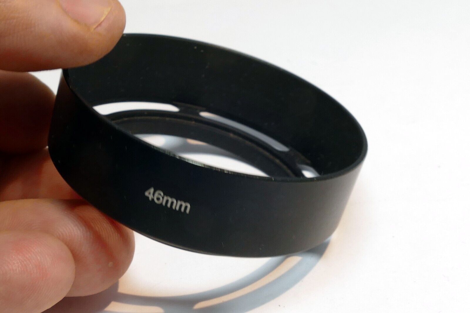 46mm Metal Lens Hood Shade threaded for Fujifilm Canon